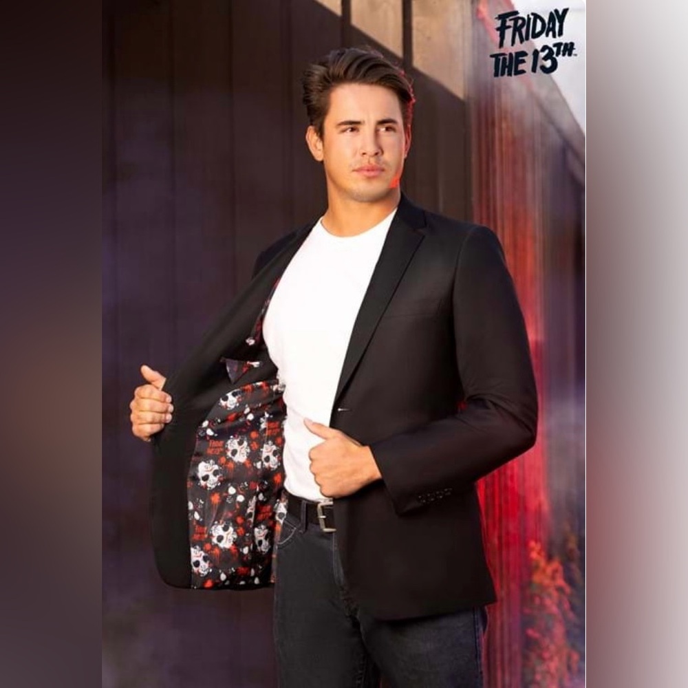 Friday the 13th Jason Blazer for Men. Black. New with tags. - Picture 7 of 13